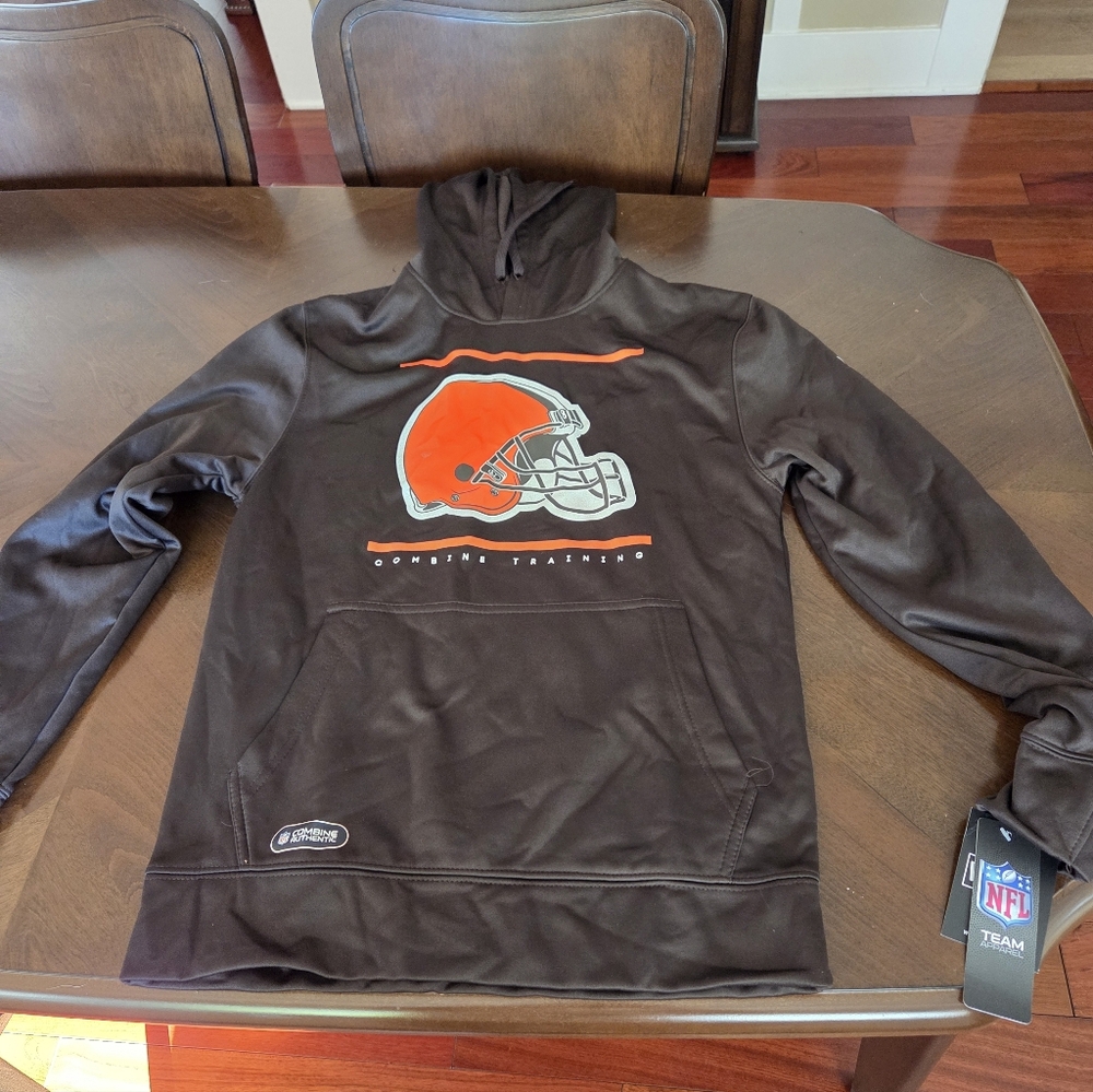 NFL Brown and Orange Kids Hoodie